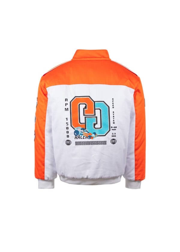 AN-Y1 // Formula Bomber Jacket in Orange - Image 3