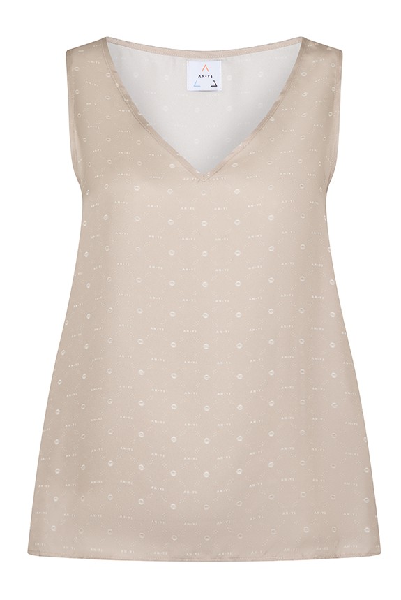 Womens luxury silk vest in rose gold