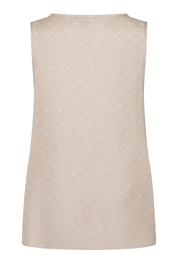 Womens luxury silk vest in rose gold
