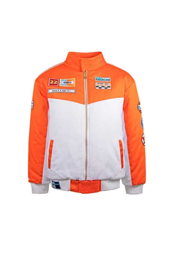 The AN-Y1 designer formula jacket in orange