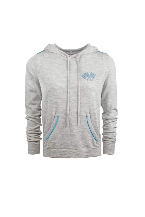 Grey AN-Y1 tracksuit hoodie top - grey cashmere