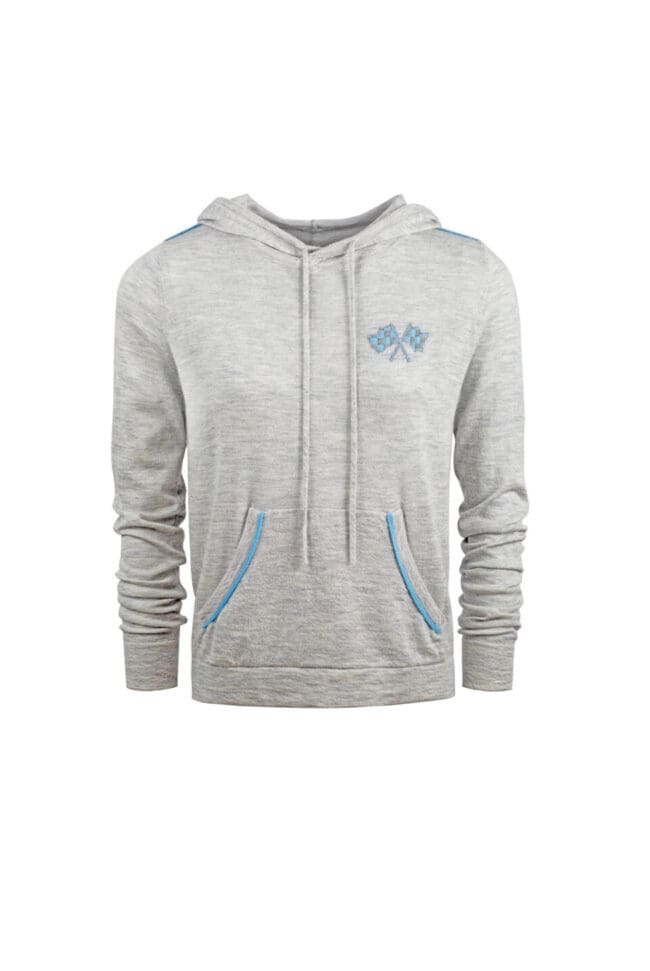 Grey AN-Y1 tracksuit hoodie top - grey cashmere